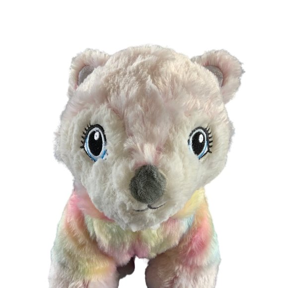Build a Bear - Sweet White & Light Pink Frost Fox with Tie-Dye Bunny Outfit - Picture 11 of 11